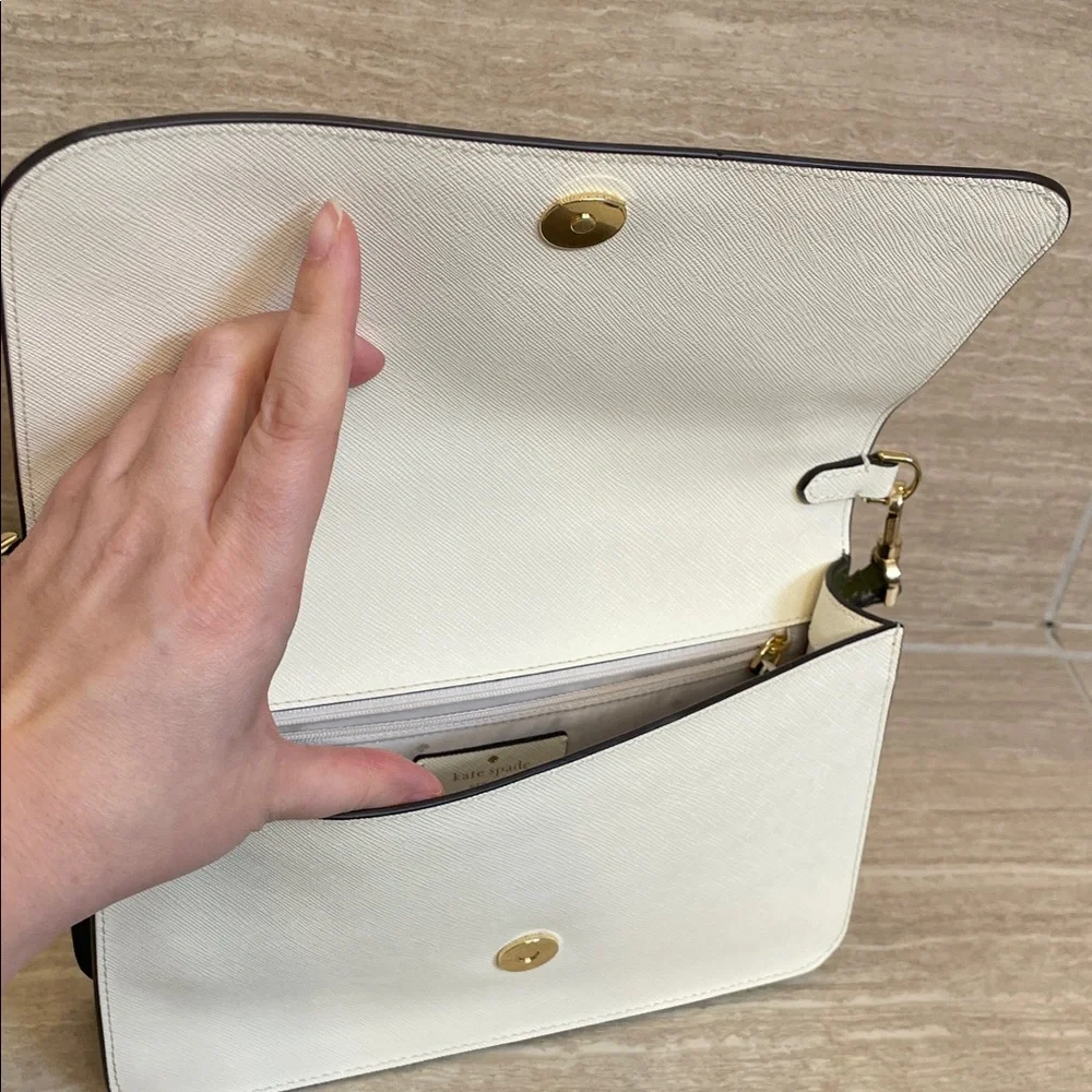 Kate Spade ♠️ NWOT White Green & Pink Floral Shoulder crossbody Bag Set - Picture 10 of 12